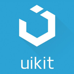 Web application styling using UIkit